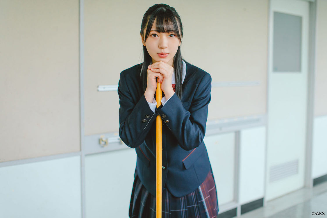 HKT48 坂本りの（宇部フロンティア大学付属中学校 新制服）