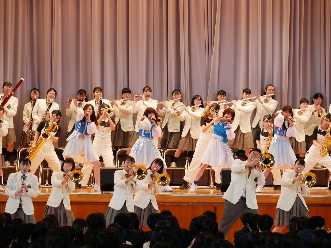 長岡・中越高校でのサプライズ訪問