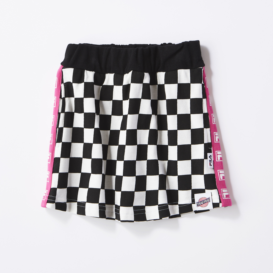 チェックスカート（FILA×TEG TEG cheered by Girls2 限定キッズウェア第2弾）