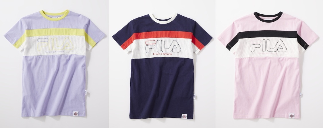 切替えワンピース（FILA×TEG TEG cheered by Girls2 限定キッズウェア第2弾）