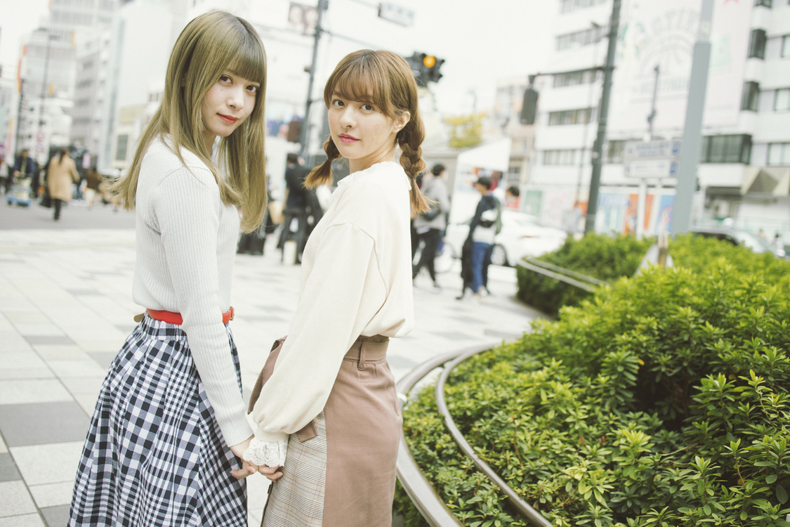 神宿 羽島めい、羽島みき　『BUBKA』4月号より