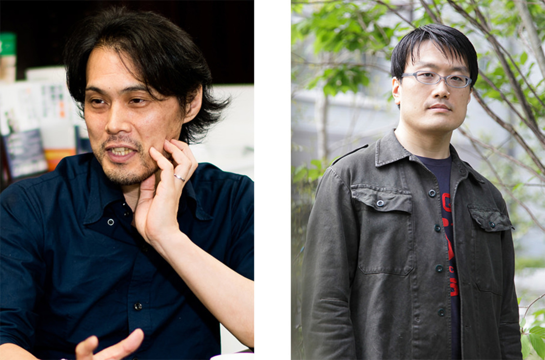 三木一馬（左）、川原礫（右）