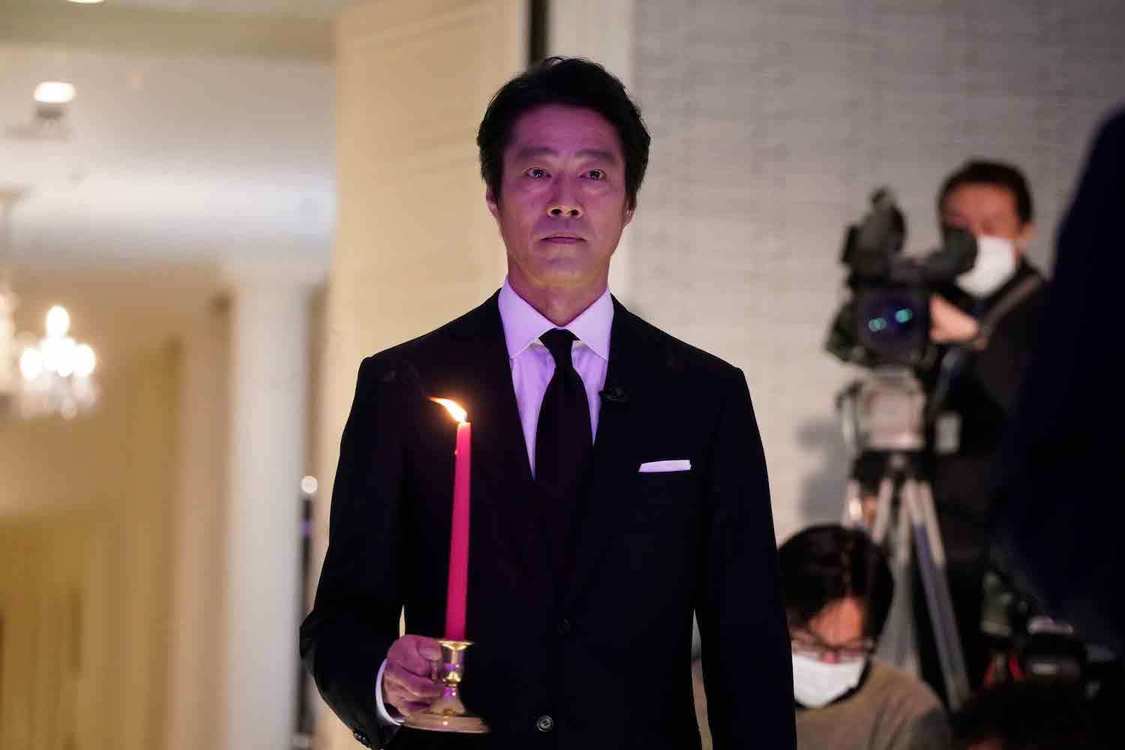 堤真一＜映画『一度死んでみた』大ヒット祈願ミサイベント＞より