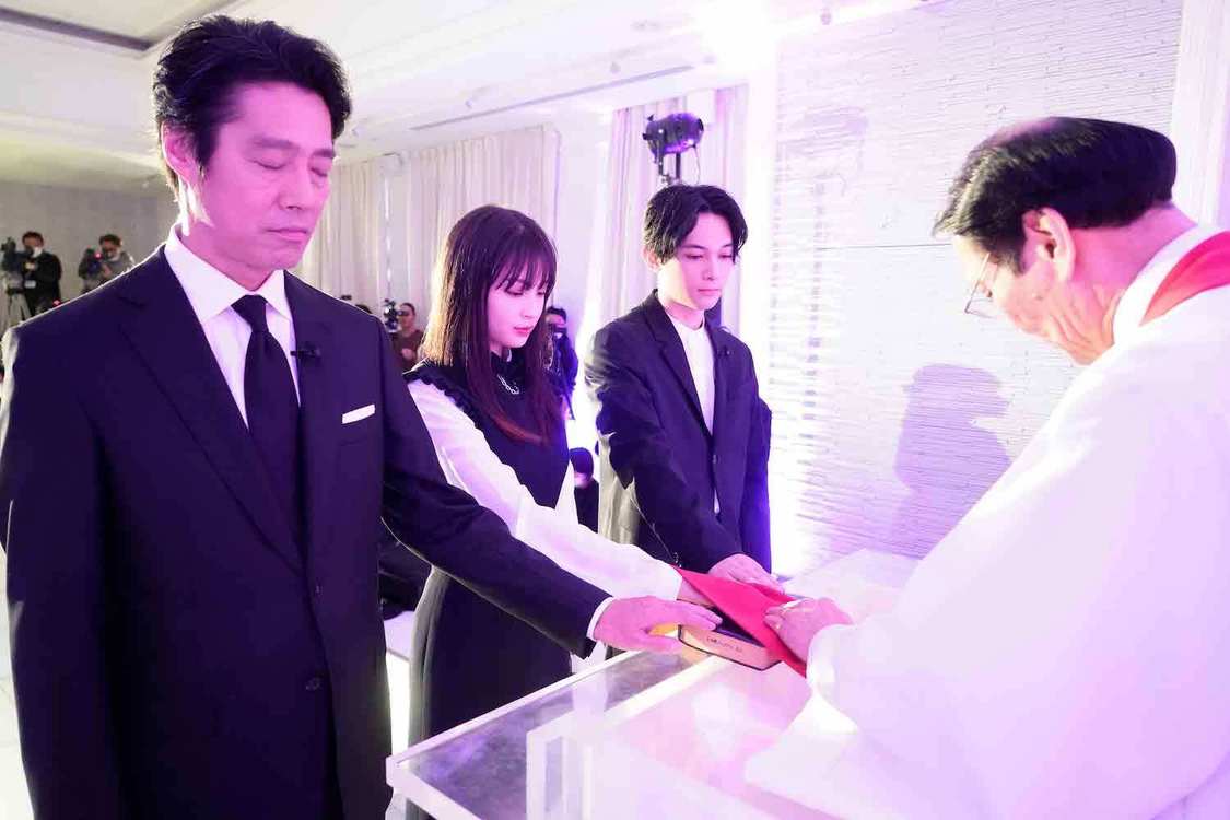 堤真一、広瀬すず、吉沢亮／＜大ヒット祈願ミサイベント＞より