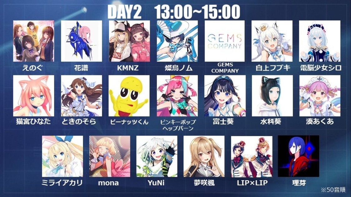 ＜VTuber Fes Japan DAY2＞