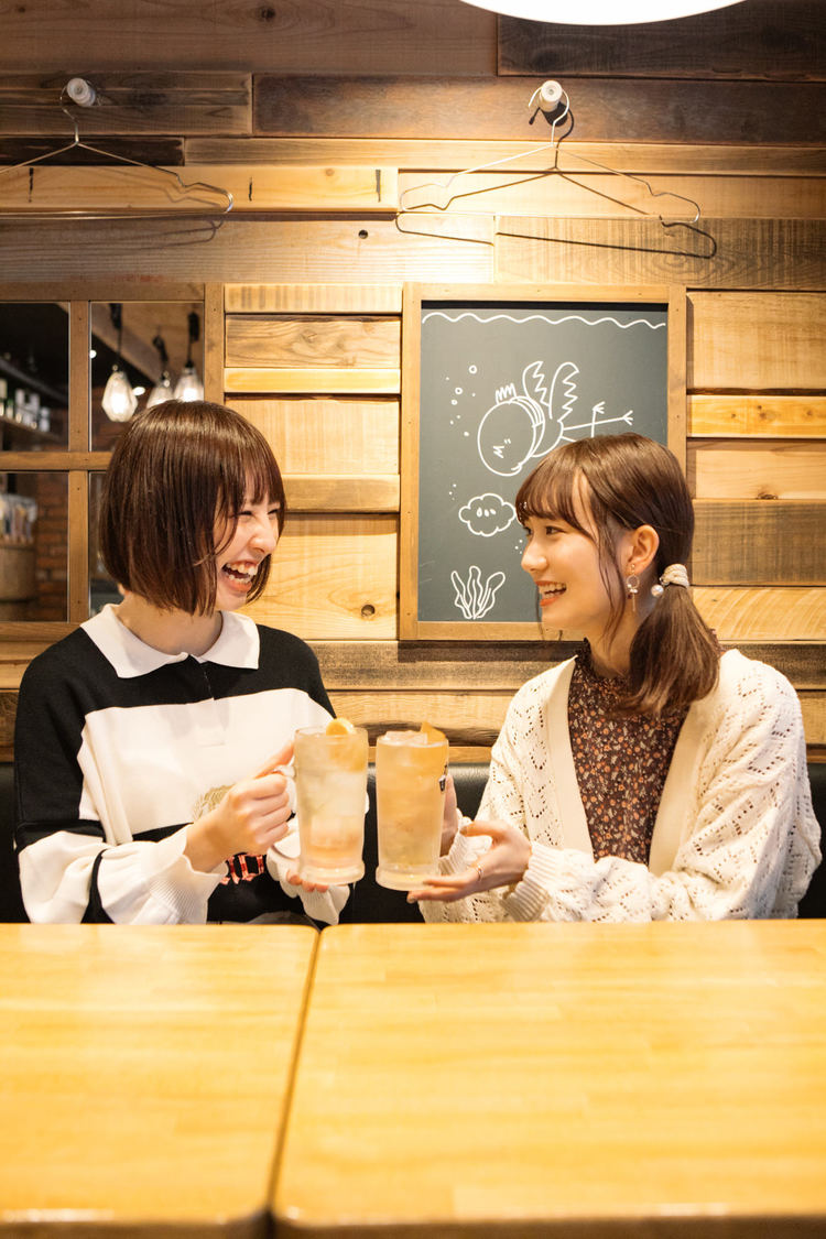 沖口優奈（マジカル・パンチライン）、江嶋綾恵梨（26時のマスカレイド）｜池袋『がブリチキン。』