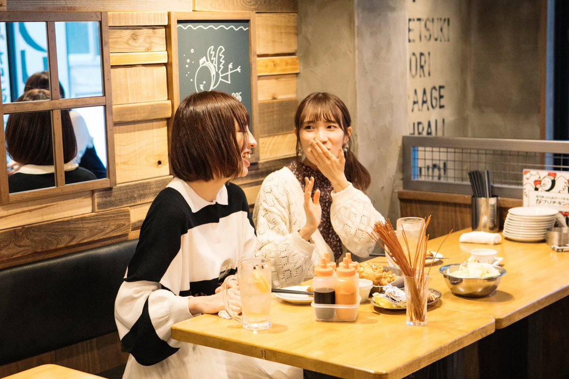 沖口優奈（マジカル・パンチライン）、江嶋綾恵梨（26時のマスカレイド）｜池袋『がブリチキン。』