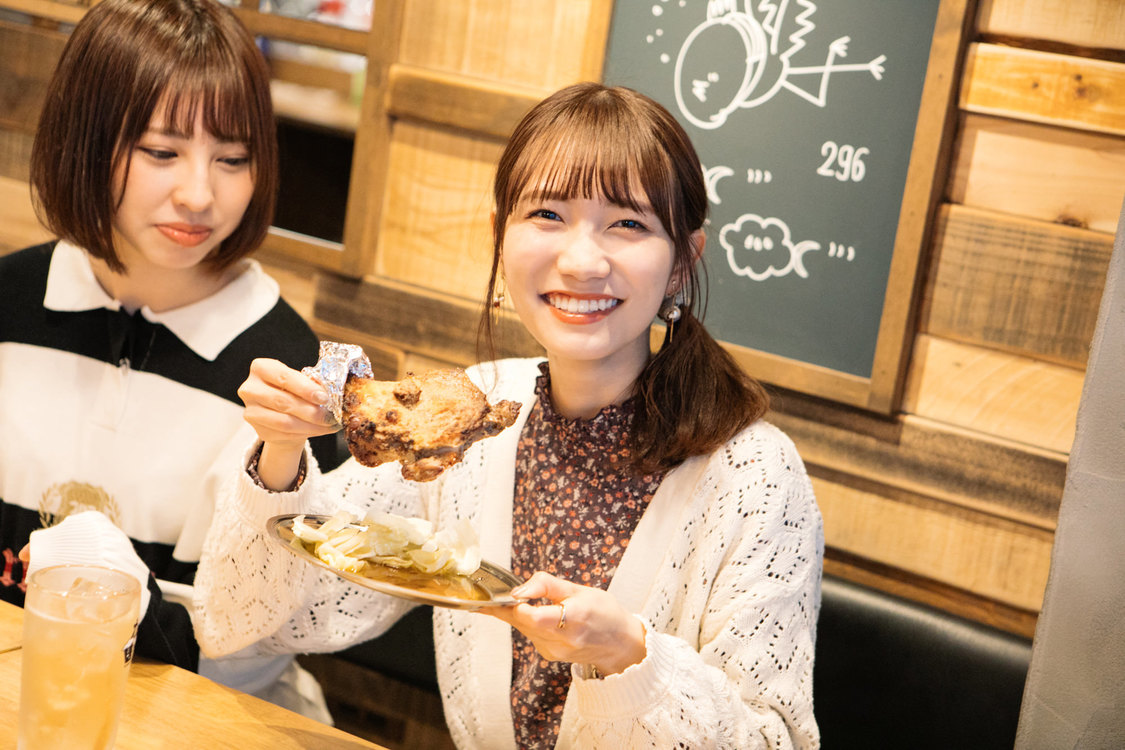 沖口優奈（マジカル・パンチライン）、江嶋綾恵梨（26時のマスカレイド）｜池袋『がブリチキン。』