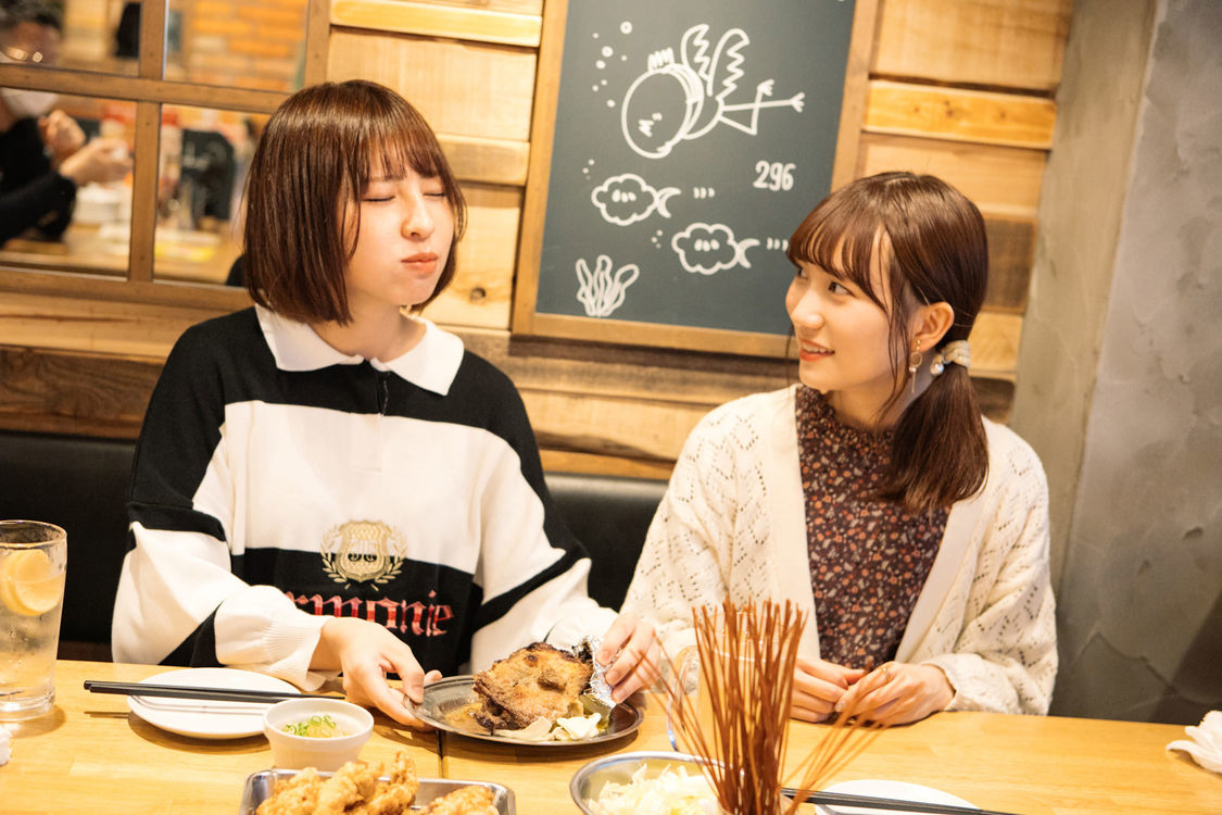 沖口優奈（マジカル・パンチライン）、江嶋綾恵梨（26時のマスカレイド）｜池袋『がブリチキン。』