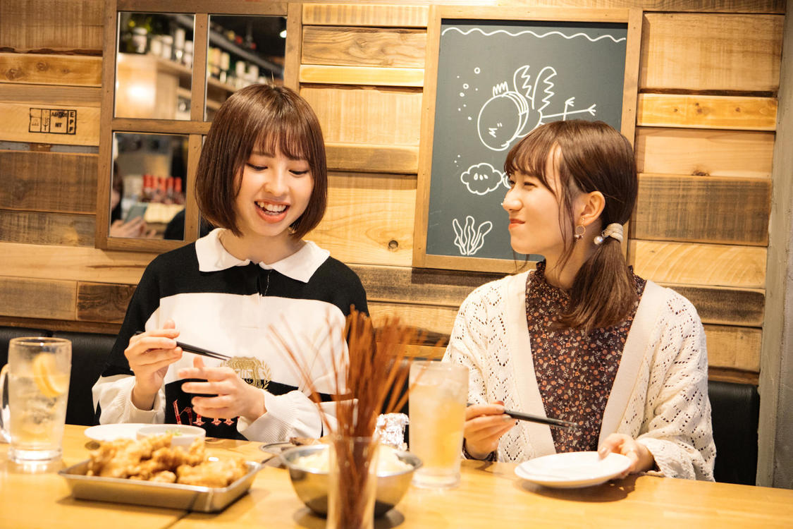 沖口優奈（マジカル・パンチライン）、江嶋綾恵梨（26時のマスカレイド）｜池袋『がブリチキン。』