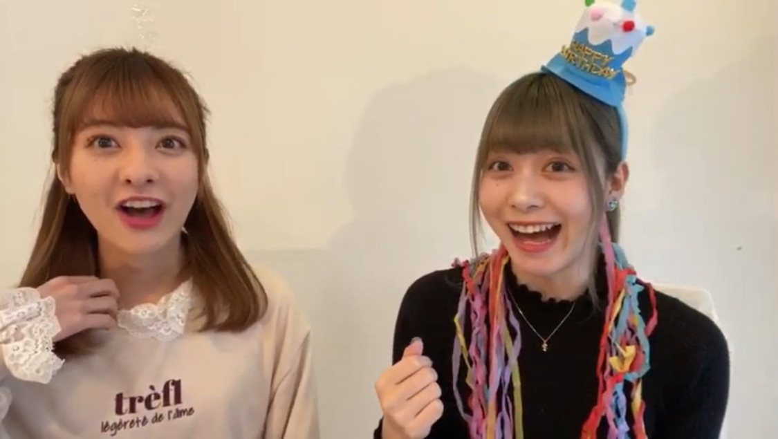 羽島みき＆羽島めい『一ノ瀬みか20歳生誕記念YouTubeライブリレー』（2020年4月12日）
