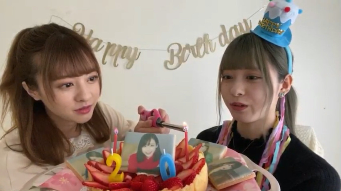 羽島みき＆羽島めい『一ノ瀬みか20歳生誕記念YouTubeライブリレー』（2020年4月12日）