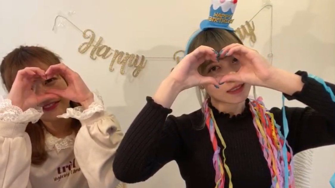 羽島みき＆羽島めい『一ノ瀬みか20歳生誕記念YouTubeライブリレー』（2020年4月12日）