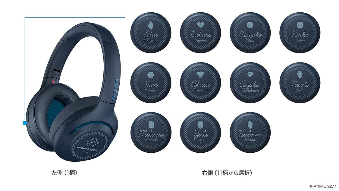 それぞれのキャラクターの刻印イメージ