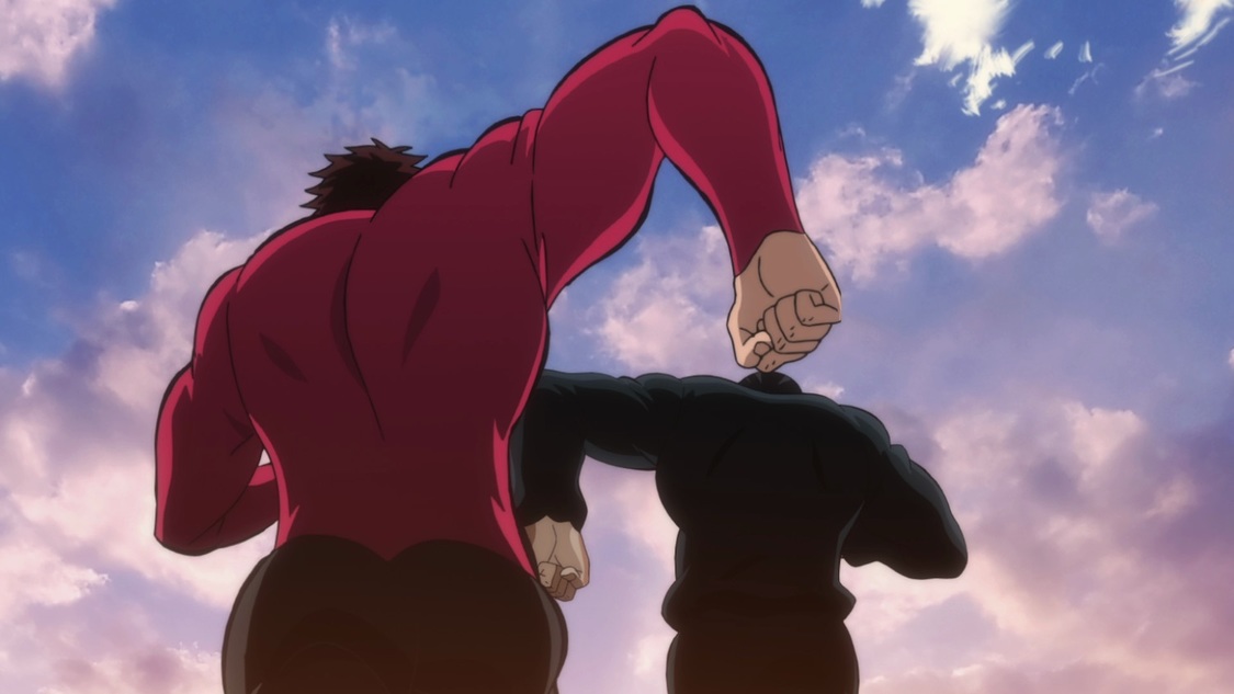 エンディング映像画像　©板垣恵介(秋田書店)/バキッッ製作委員会