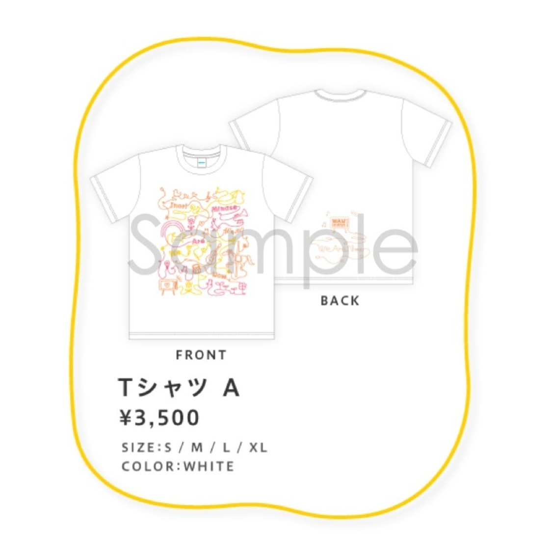 TシャツA　水瀬いのり＜Inori Minase LIVE TOUR 2020 We Are Now＞