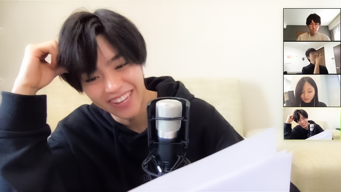 醍醐虎汰朗の収録風景