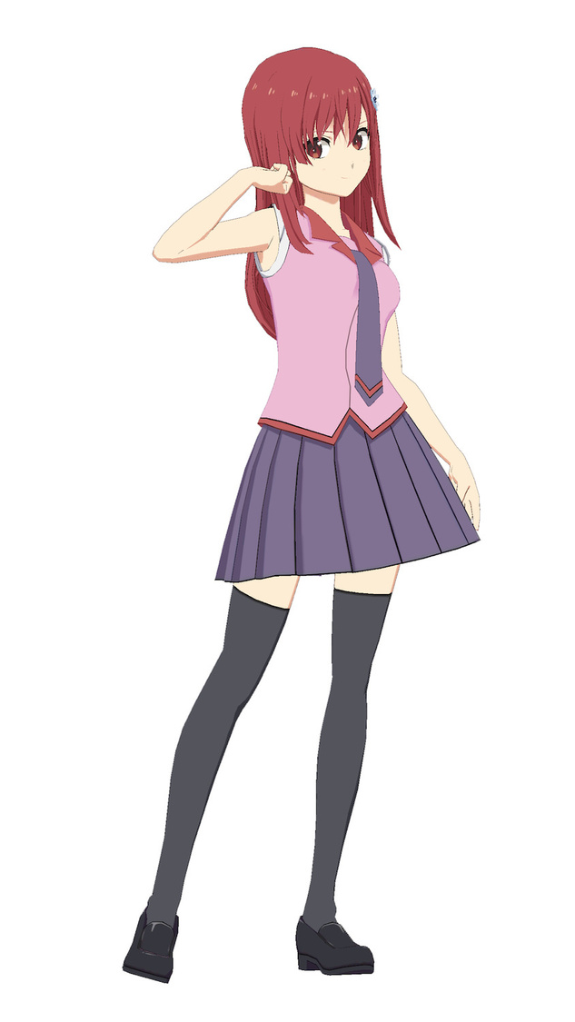 《3D衣装「直江津高校制服（ひたぎ夏服）」》(C)西尾維新／講談社・アニプレックス・シャフト