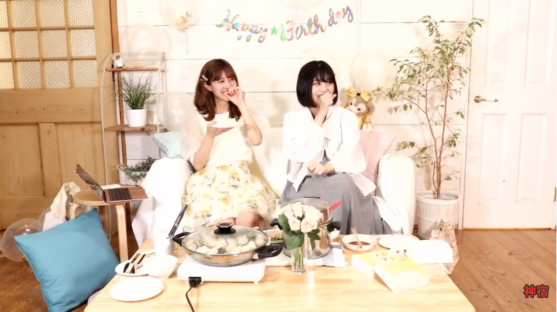 羽島みき、小山ひな　羽島みき生誕記念番組『みーにゃんの部屋』（2020年6月3日）