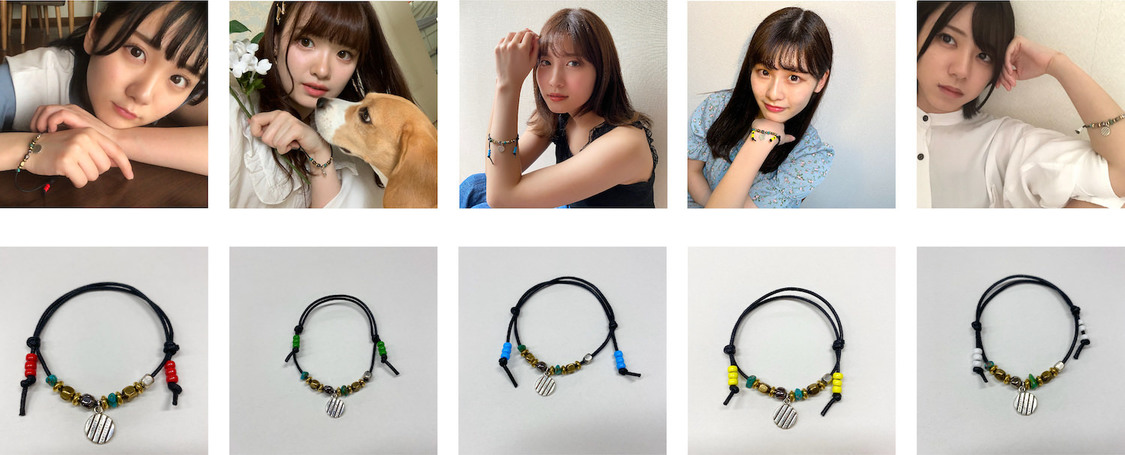 オサレカンパニープロデュース『VIVIFY × AKB48』「AKB48 15th anniversary チャーム付きブレスレット」