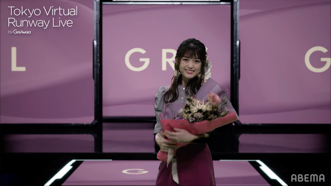 ＜Tokyo Virtual Runway Live by GirlsAward＞（C）Tokyo Virtual Runway Live／（C）AbemaTV,Inc.