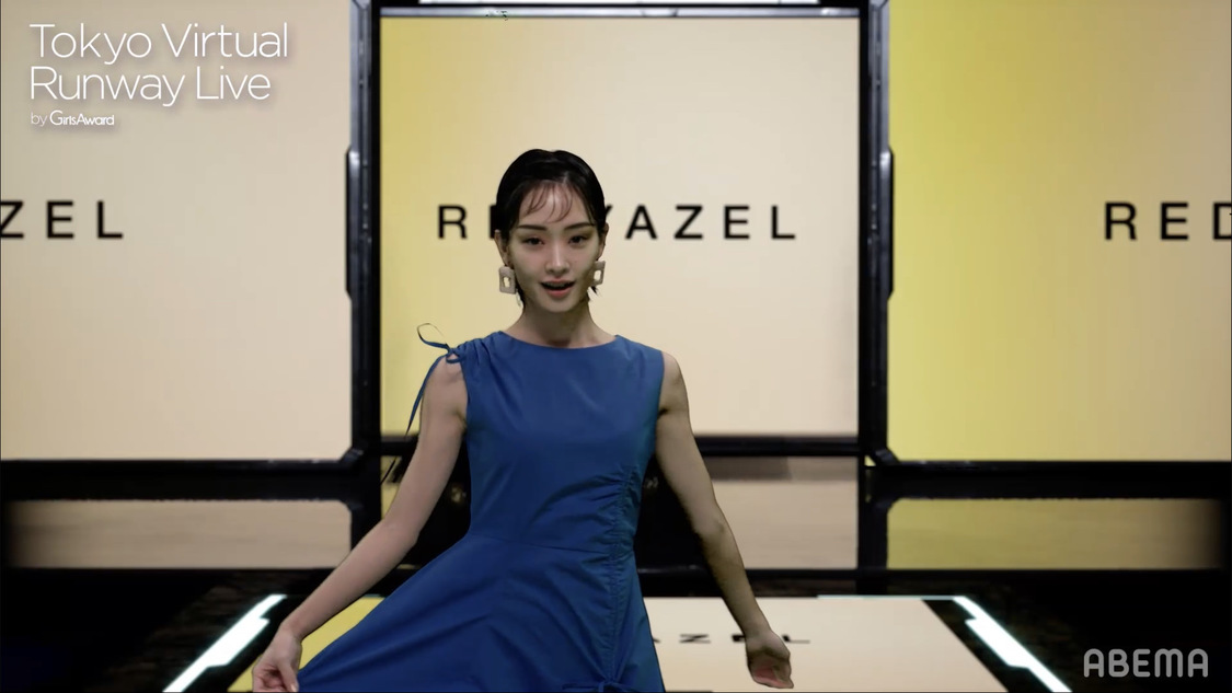 ＜Tokyo Virtual Runway Live by GirlsAward＞（C）Tokyo Virtual Runway Live／（C）AbemaTV,Inc.