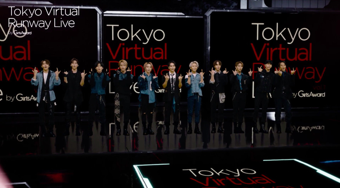 ＜Tokyo Virtual Runway Live by GirlsAward＞（C）Tokyo Virtual Runway Live／（C）AbemaTV,Inc.