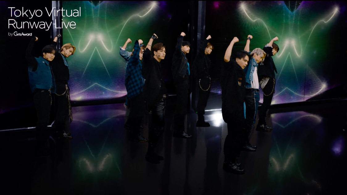 ＜Tokyo Virtual Runway Live by GirlsAward＞（C）Tokyo Virtual Runway Live／（C）AbemaTV,Inc.
