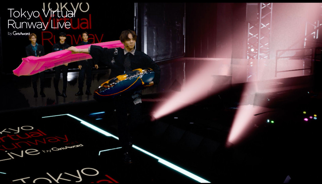 ＜Tokyo Virtual Runway Live by GirlsAward＞（C）Tokyo Virtual Runway Live／（C）AbemaTV,Inc.