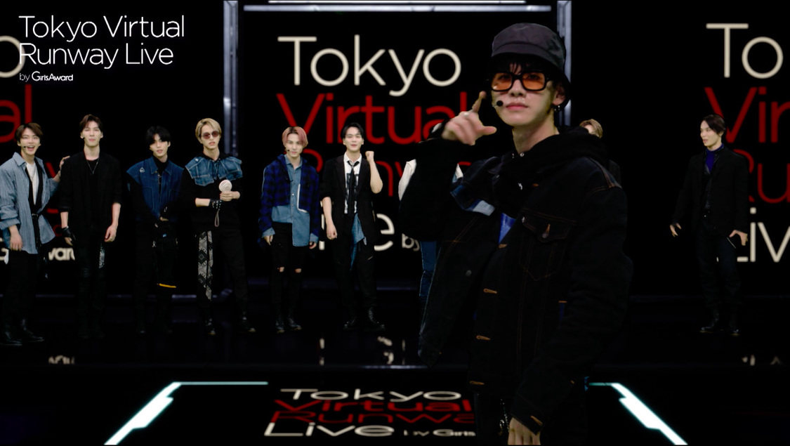 ＜Tokyo Virtual Runway Live by GirlsAward＞（C）Tokyo Virtual Runway Live／（C）AbemaTV,Inc.
