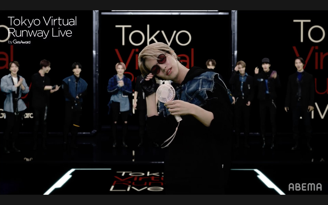＜Tokyo Virtual Runway Live by GirlsAward＞（C）Tokyo Virtual Runway Live／（C）AbemaTV,Inc.