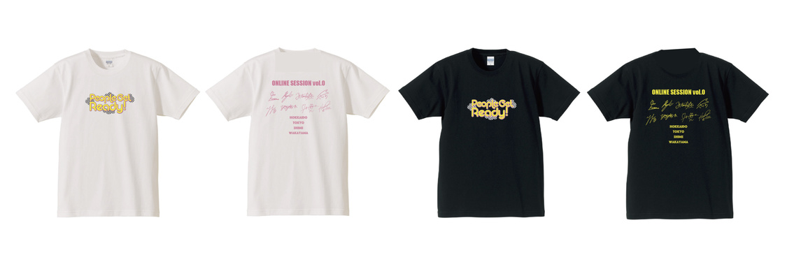 People Get Ready オンラインリモートセッションVol.0 記念Tシャツ