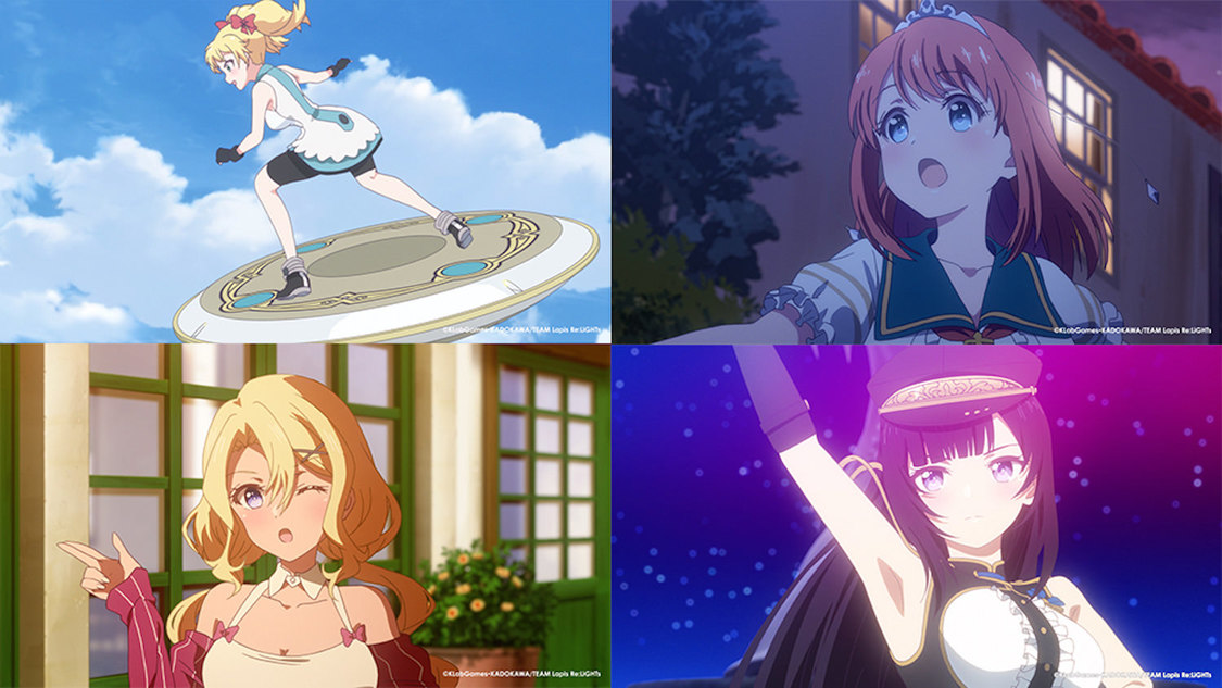 『Lapis Re:LiGHTs』第2話より（(C)KLabGames・KADOKAWA/TEAM Lapis Re:LiGHTs）