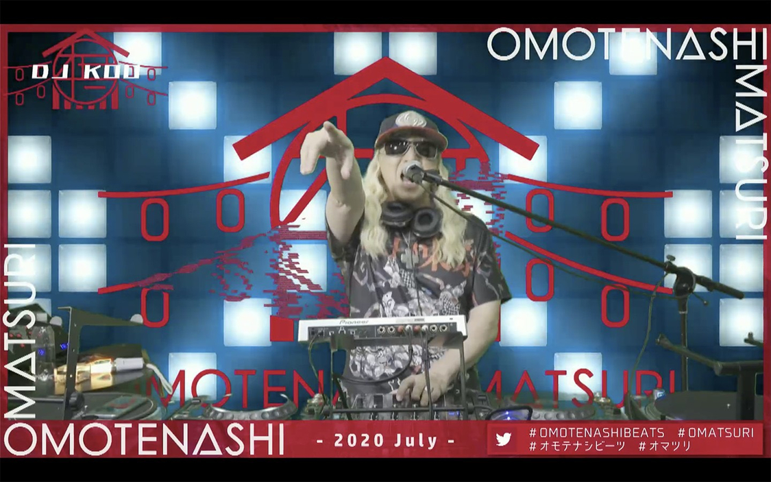  DJ KOO＜OMOTENASHI MATSURI - 2020 July -＞（2020年7月5日）