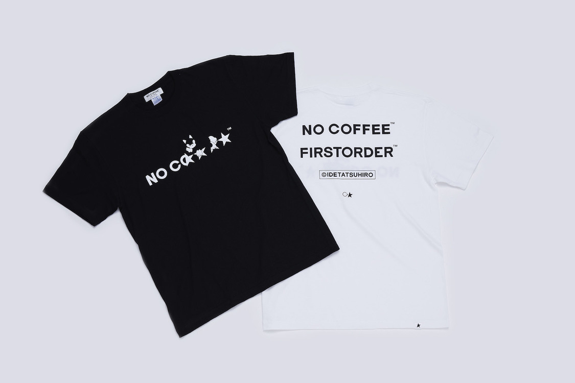 NO COFFEE × FIRSTORDER & IDETATSUHIRO Tシャツ