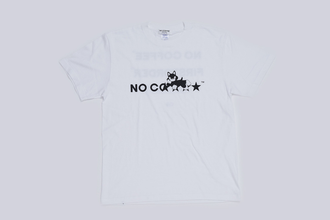 NO COFFEE × FIRSTORDER & IDETATSUHIRO Tシャツ
