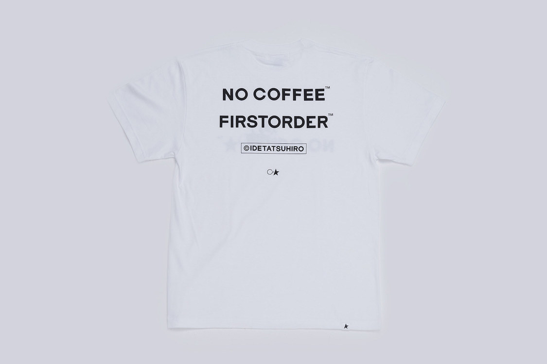 NO COFFEE × FIRSTORDER & IDETATSUHIRO Tシャツ