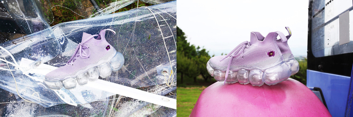 最上もが X grounds コラボレーションフットウェア