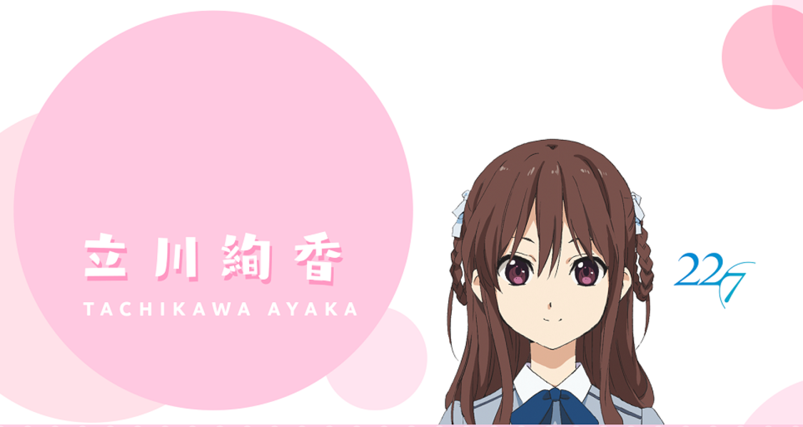 立川絢香　チャンネルアート ©22/7 PROJECT