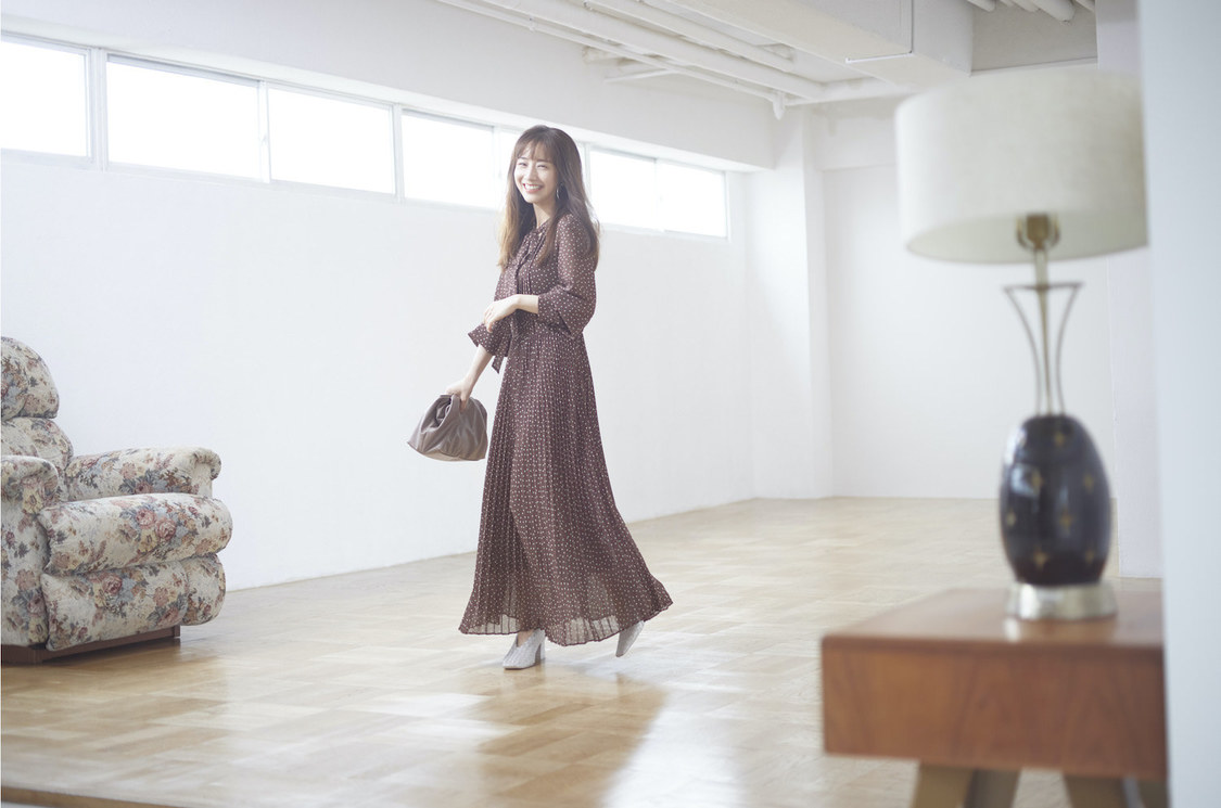 田中みな実／『SNIDEL』“New experience, New autumn with Minami Tanaka　新たな季節、私に寄り添うもの”