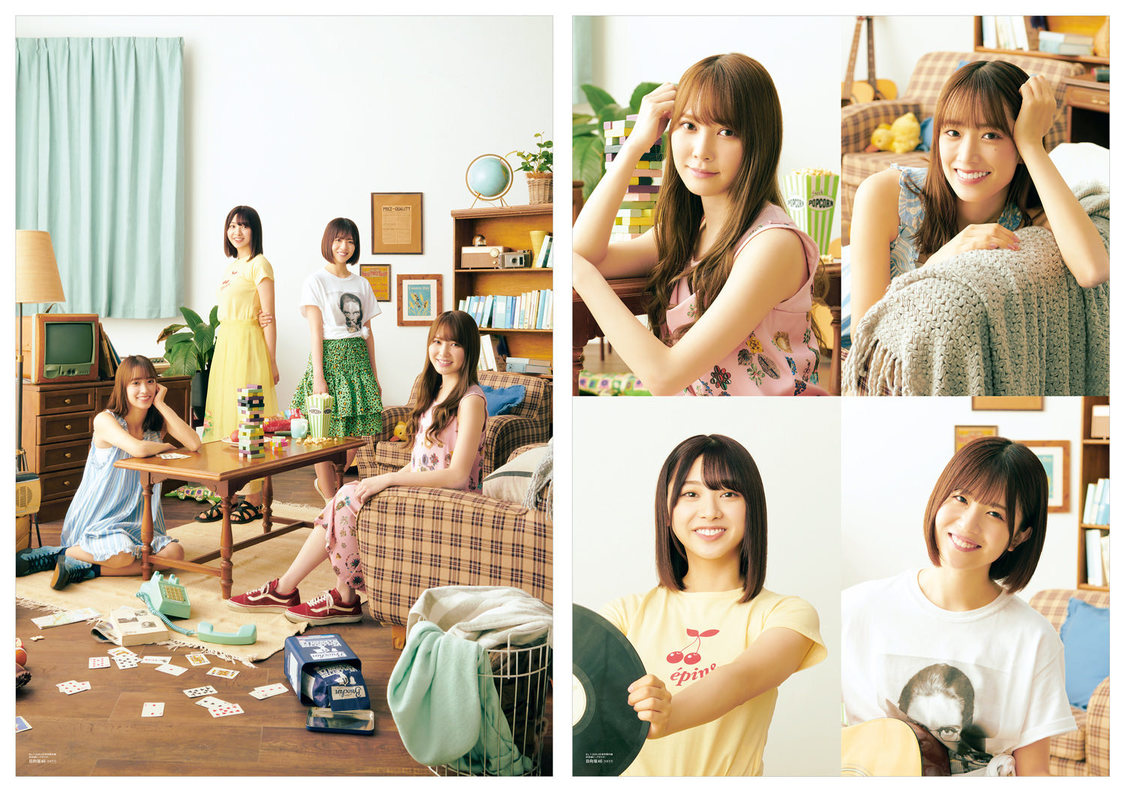 『B.L.T.2020年9月号』別冊付録：加藤史帆＆佐々木久美＆富田鈴花＆松田好花（日向坂46） 両面超ビッグポスター