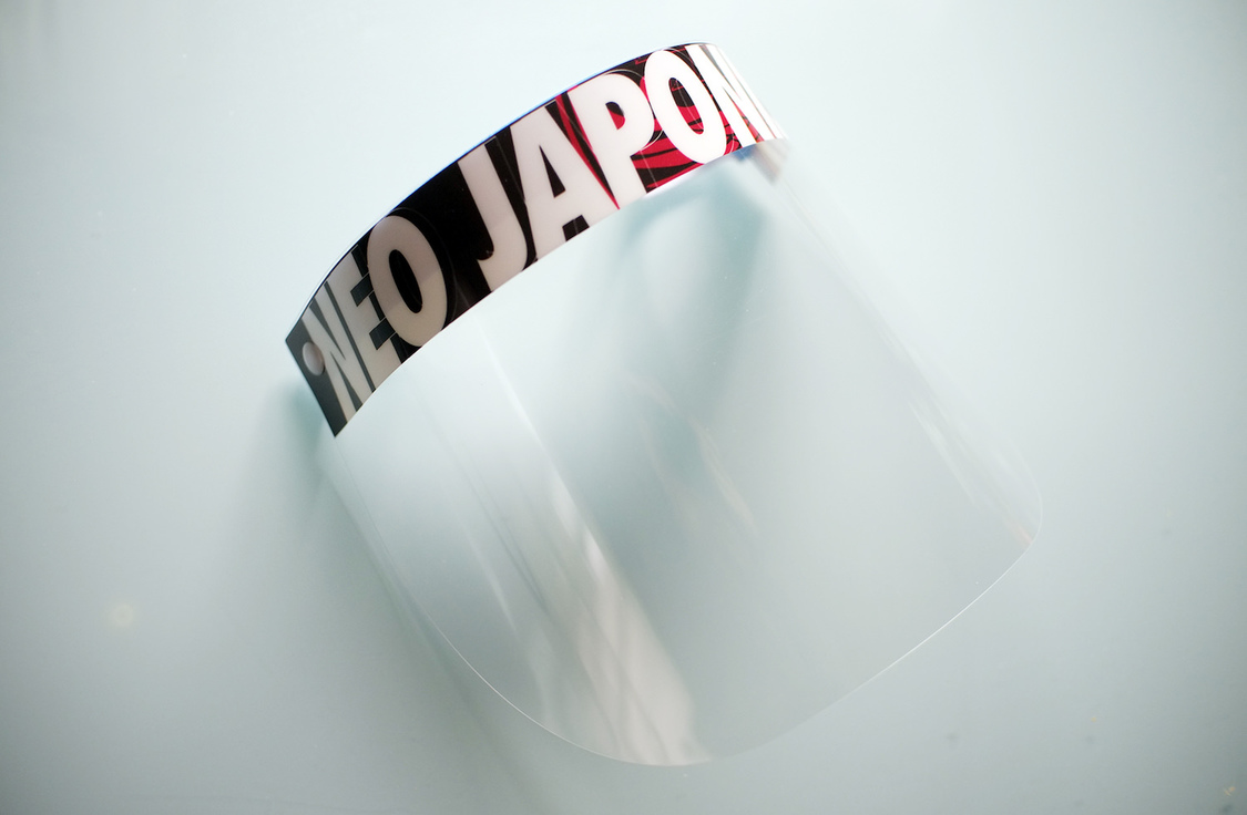 NEO JAPONISMオリジナルフェイスシールド（組み立て式）