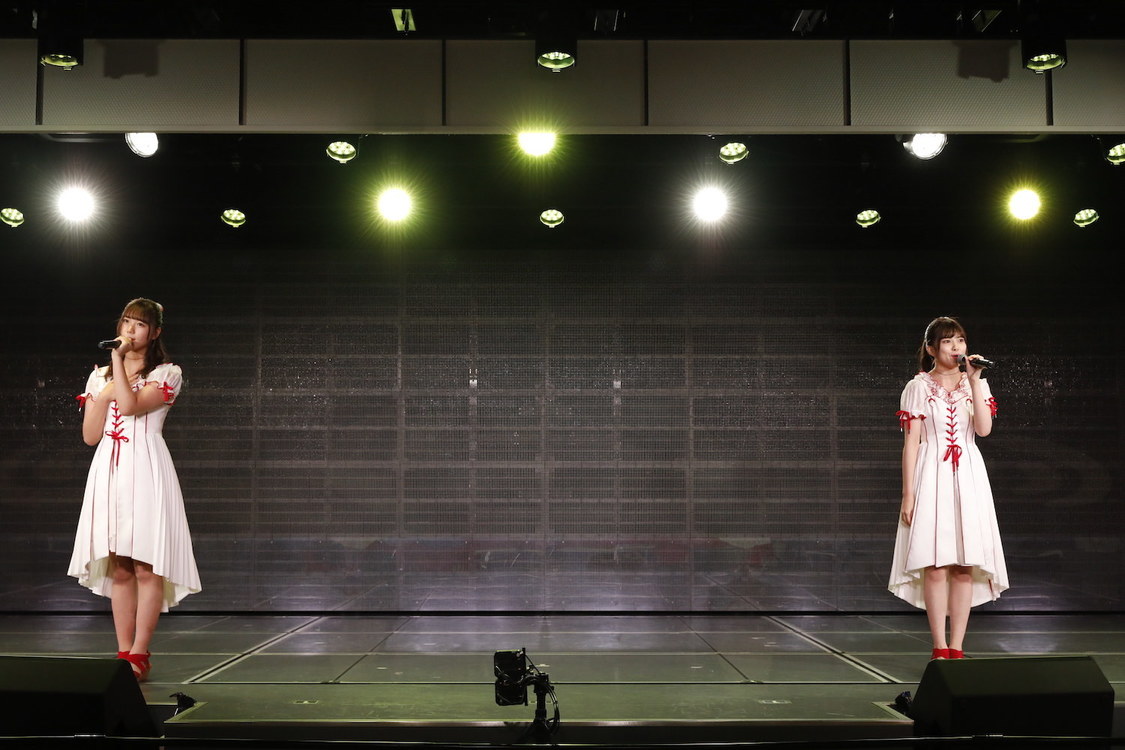 小熊倫実、角ゆりあ＜かどみん公演＞（NGT48）©︎Flora