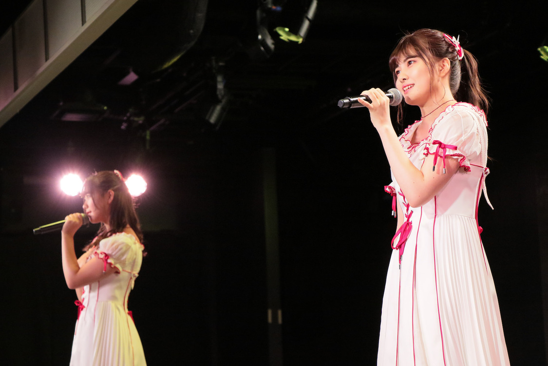 小熊倫実、角ゆりあ＜かどみん公演＞（NGT48）©︎Flora