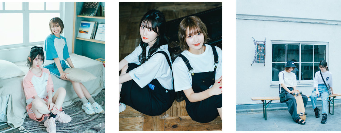 小嶋花梨、山本望叶／pivot door× NMB48