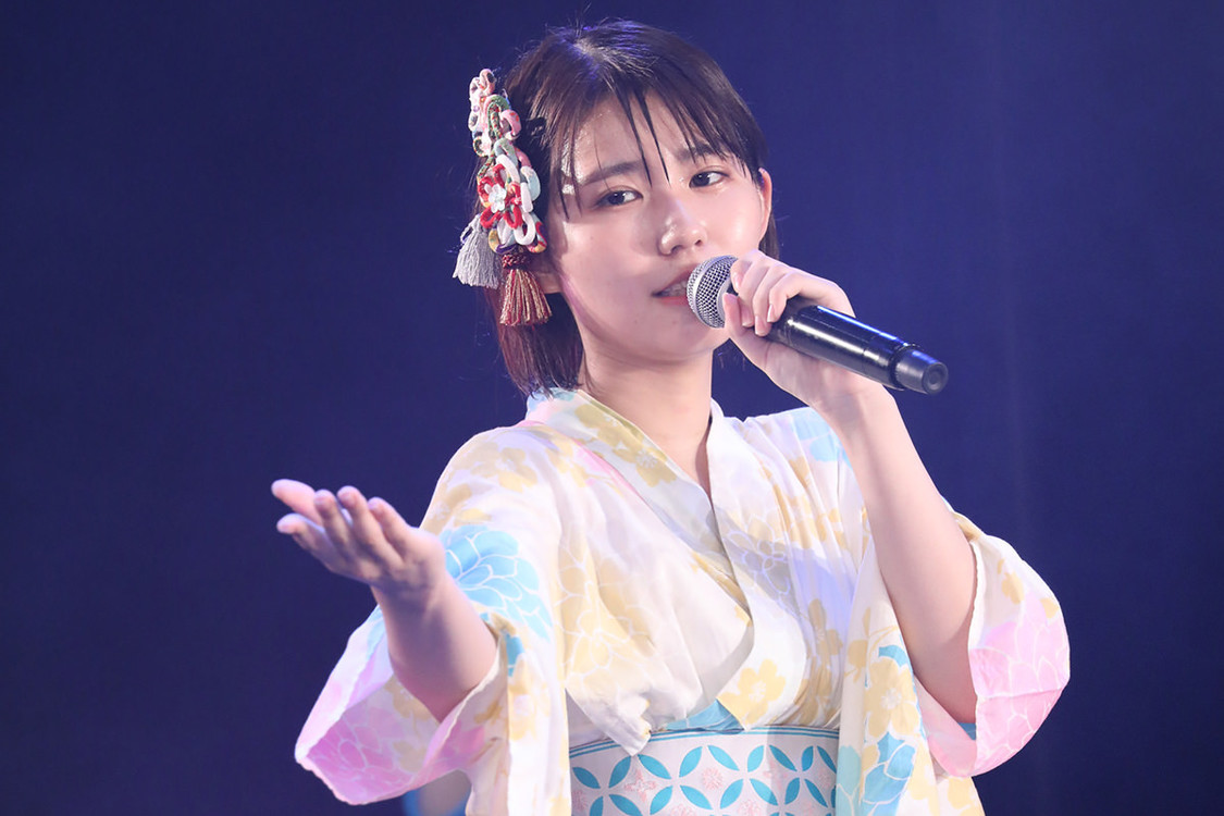 青木莉樺 SKE48研究生公演＜青春ガールズ＞公演｜SKE48劇場（2020年7月24日／©2020 Zest,Inc.） 