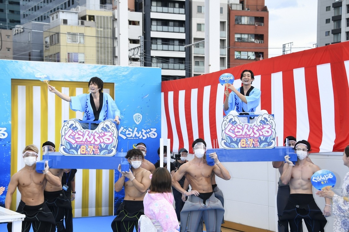 ＜『ぐらんぶる』プレミアム夏祭りイベント＞スポル品川大井町・シティサーフィン場（2020年7月27日）