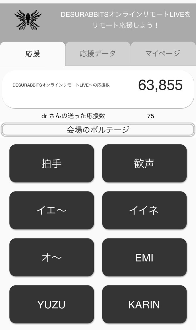 『リモートチアラー』DESURABBITS 無観客生配信ライブ＜DESURABBITSオンラインリモートLIVE @TSUTAYA O-WEST＞