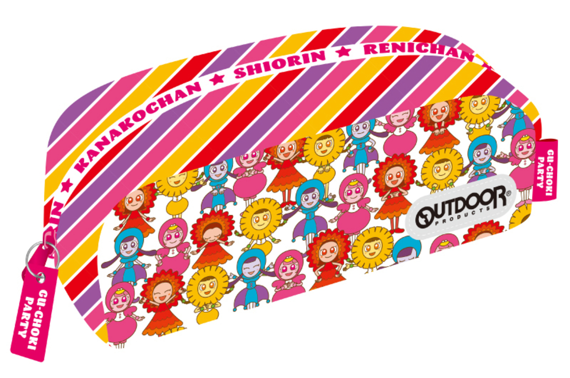 ももくろちゃんZ×『OUTDOOR PRODUCTS』ポーチ（箱推し表）