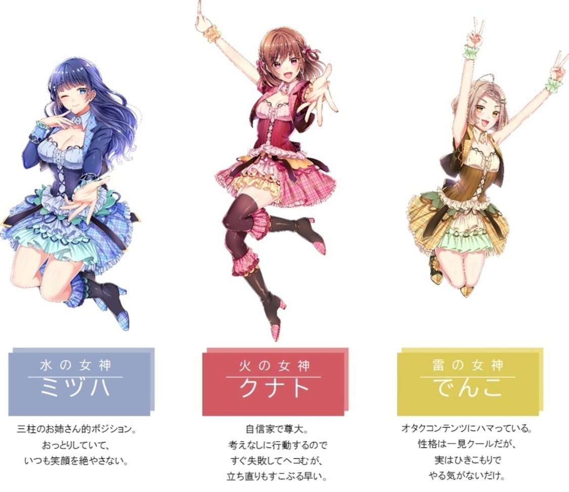 『Prhythm☆StellA』キャラクター